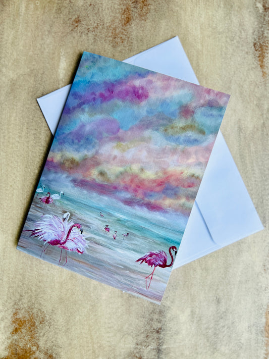 Flamingo Greeting Cards