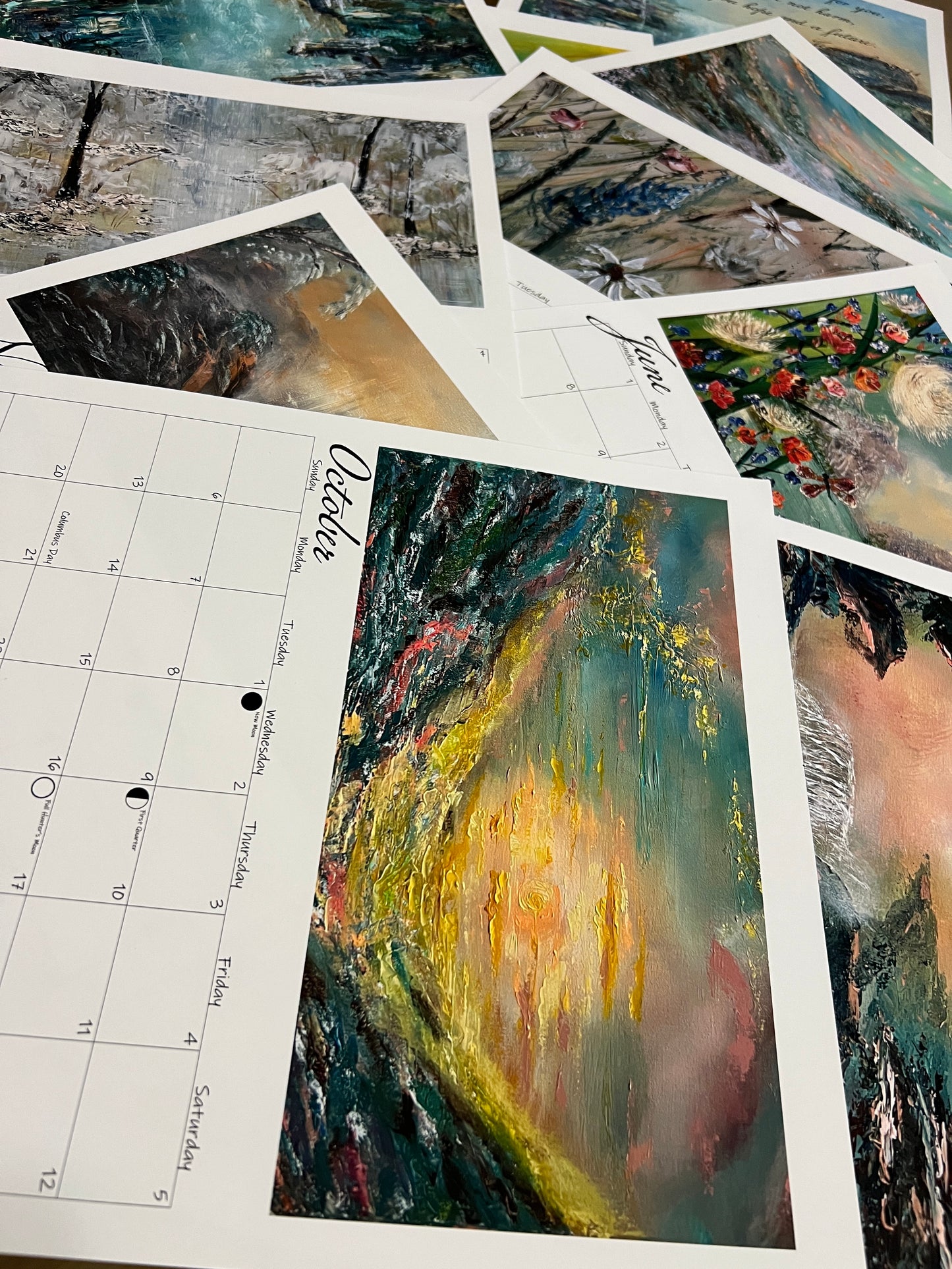 15 Month Limited Edition Art Print Calendar 2024-2025  30% OFF BLACK FRIDAY SALE