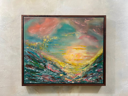 ORIGINAL CANVAS ART Oil over Acrylics