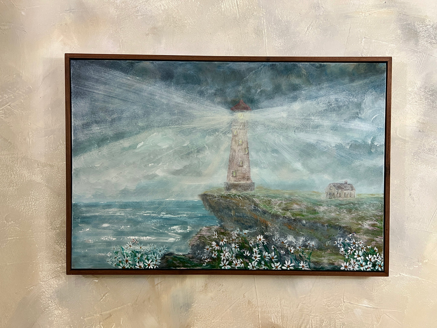 ORIGINAL CANVAS ART  "Immanuel God With Us"