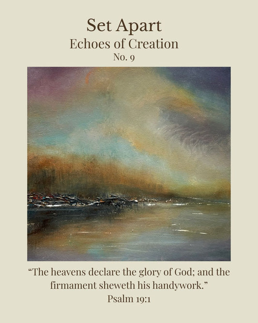 Set Apart Echoes of Creation Collection No. 9 Original Landscape Painting