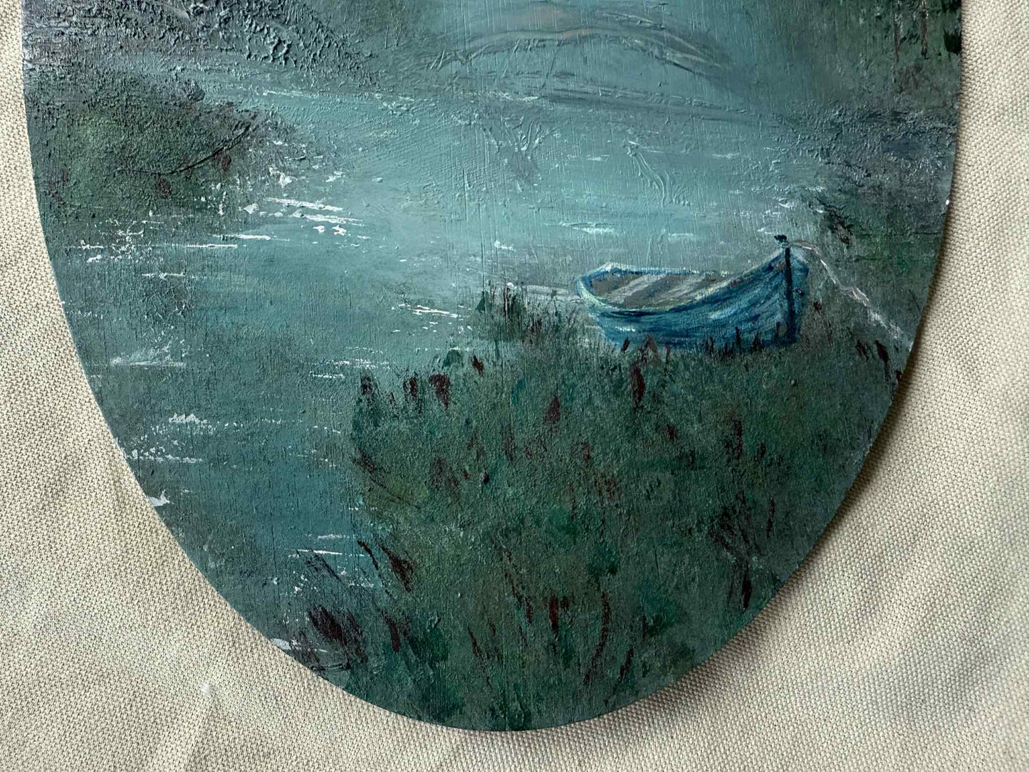 Palette Keepsake No. 5 Bridge of Silence Original Art by Renee