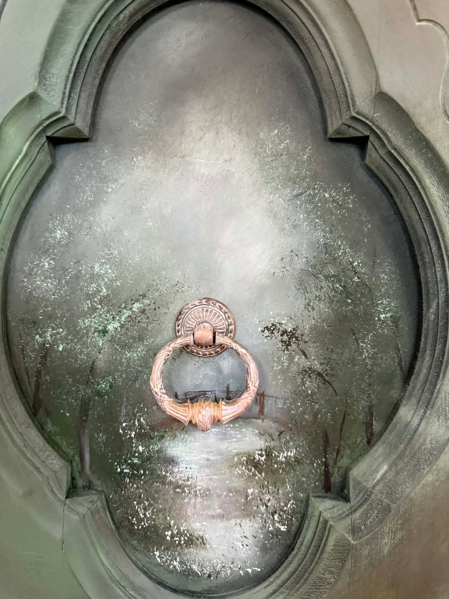 Finding Avalon  Hand-Painted Vintage Buffet