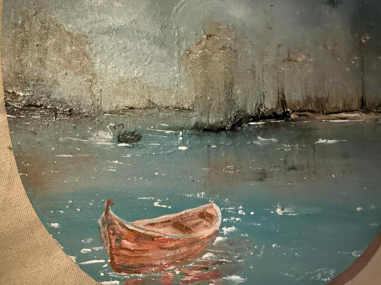 Palette Keepsake No. 6  Mercy Found Me Original Painting by Renee Smith