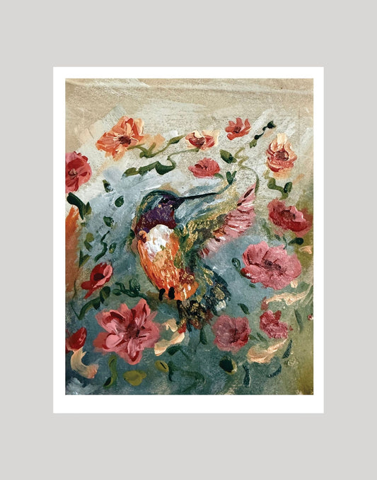 Hummingbird Study II | 11×14 Art Print