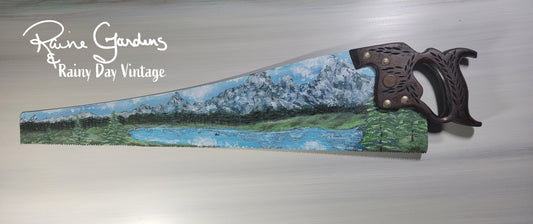 Painted Saw Blade Mountains