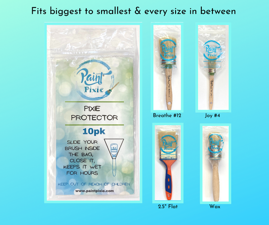 Pixie Brush Protector pack of 10 Paint Pixie Brushes