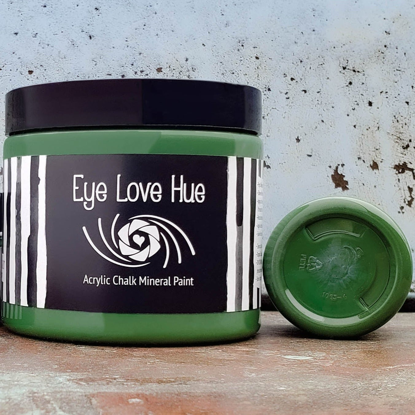 Eye Love Hue LLC Enchanted Emerald Acrylic Mineral Paint Chalk Paint Clay Paint
