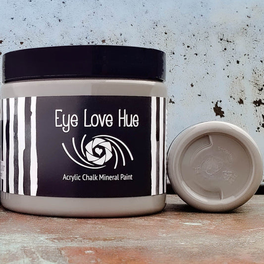 Eye Love Hue LLC Grey 51 Acrylic Mineral Paint Chalk Paint Clay Paint