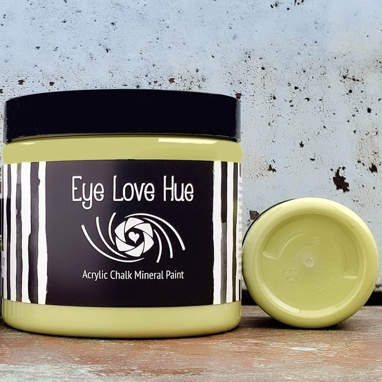 Eye Love Hue LLC Whimsykel Lime Acrylic Mineral Paint Chalk Paint Clay Paint